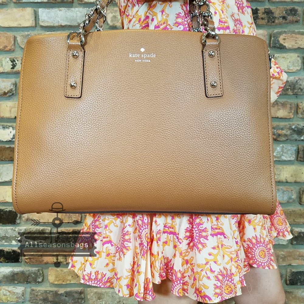 Warm Gingerbread Kate Spade Andee Cobble Hill Tote - Picture 5 of 9